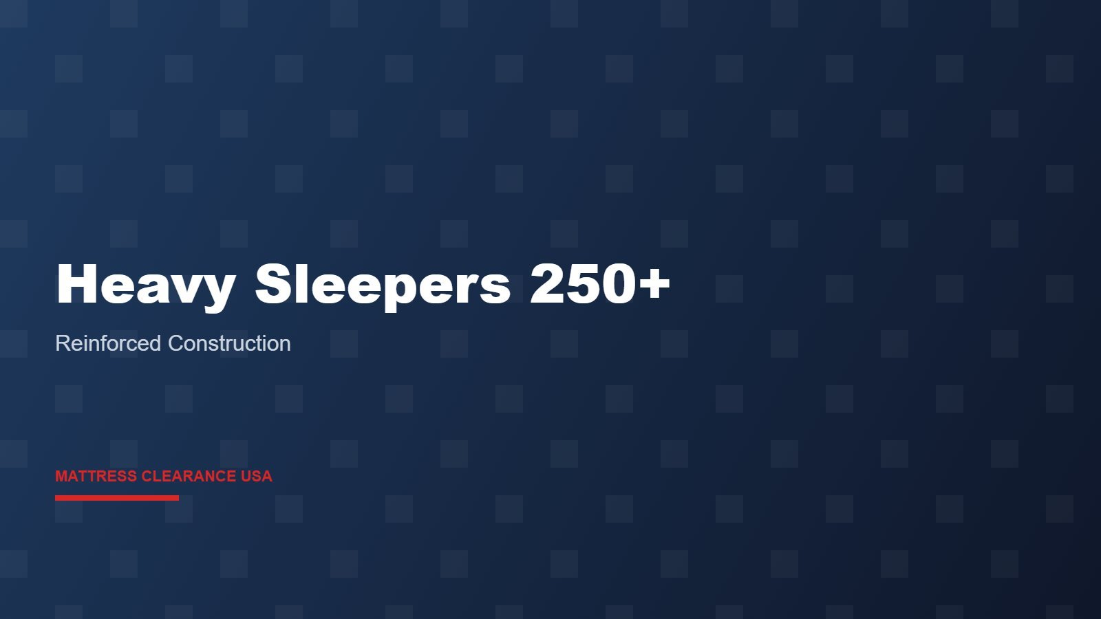 Best Clearance Mattress Deals for Heavy People (250+ lbs)